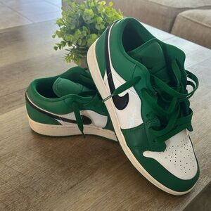 Green and White Jordan’s